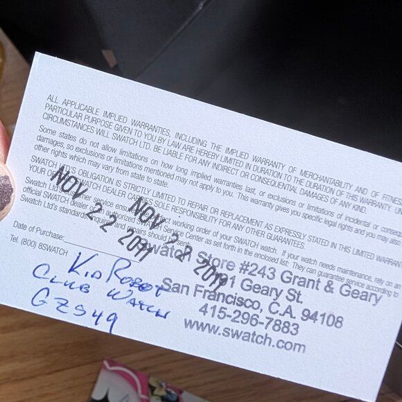 NIB Kidrobot x Swatch Tennis Pro Dunny Watch Frank Kozik Yellow Pro Club Box Set - Picture 4 of 13